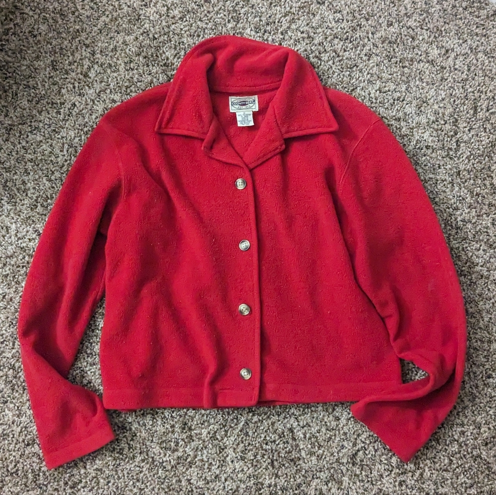 Vintage red sweater (size M)